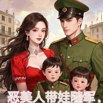 恶美人带娃随军,硬汉军官霸道宠 封面